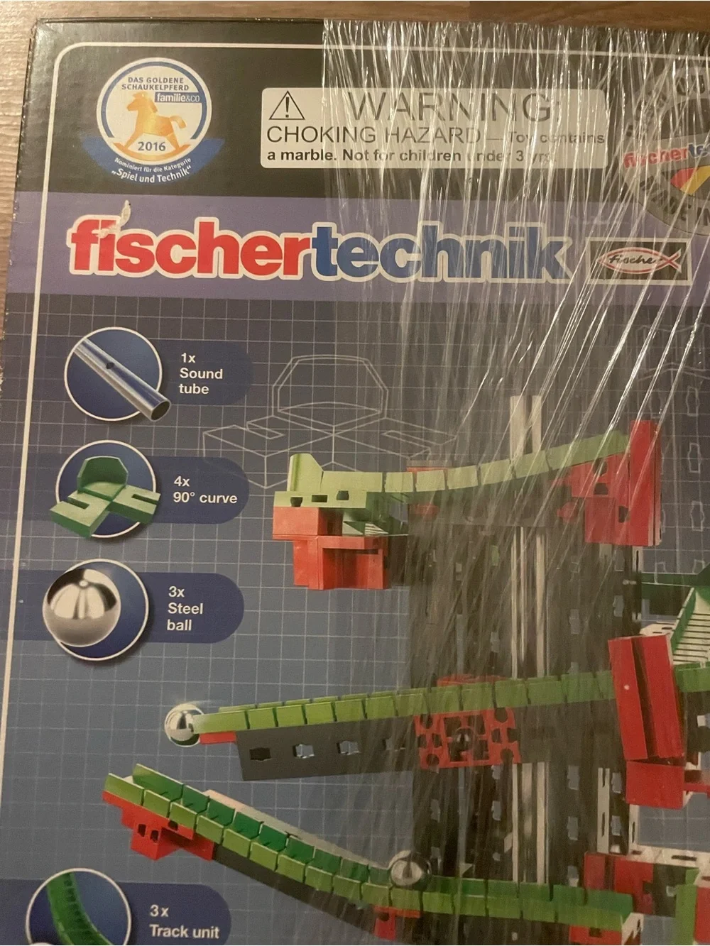 fischertechnik PROFI Dynamic S Marble Run Building Set - Green & Red